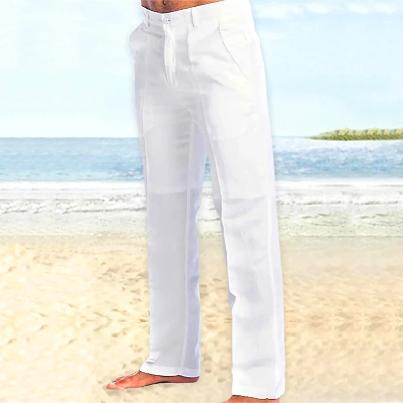 Рисунок 5 - Мужские льняные прямые однотонные