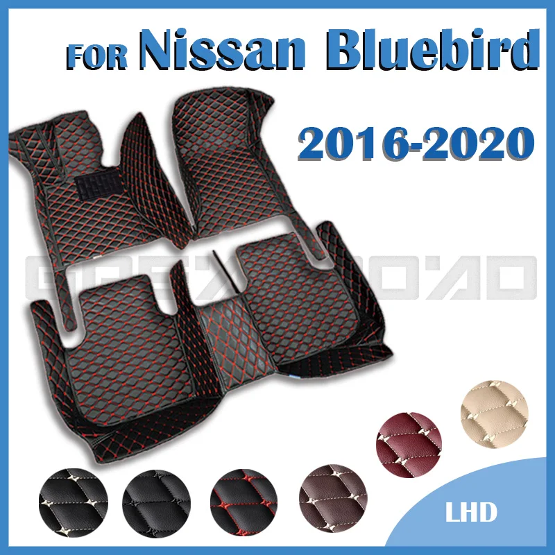 

Car Floor Mats For Nissan Bluebird 2016 2017 2018 2019 2020 Custom Auto Foot Pads Automobile Carpet Cover Interior Accessories