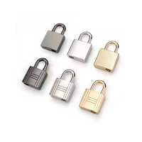 1pcs metal keys padlocks for luggage square lock clasp diy bags handbags hardware decorative buckle accessories 2022 new