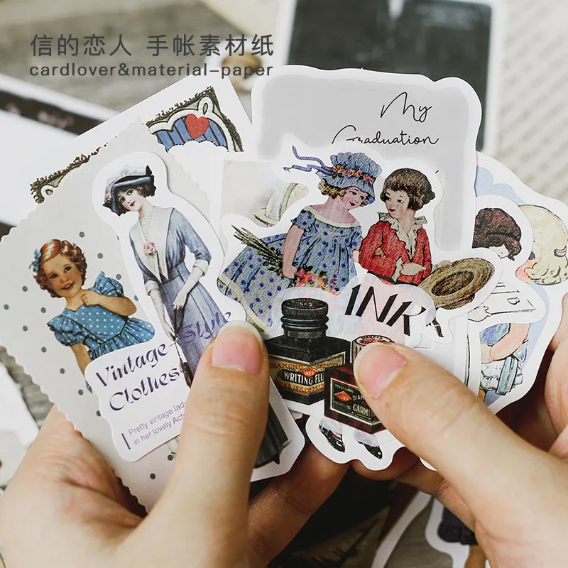 

Милые сказочные наклейки в виде руководства для блокнота, планировщика, творчества, фотоальбомов, винтажные наклейки для скрапбукинга