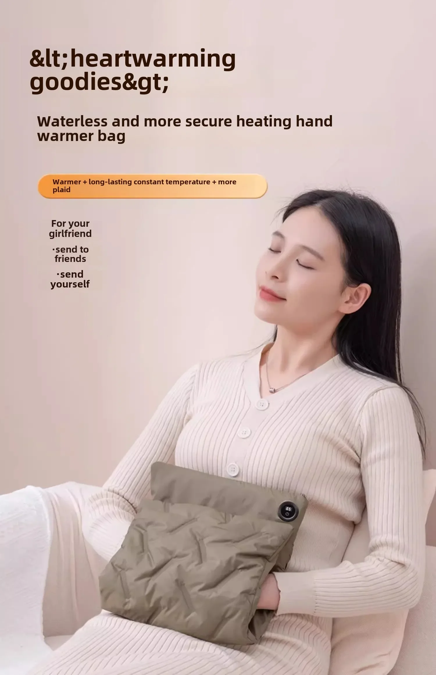 Безводная зарядка горячее сокровище защита от взрыва горячий компресс носите