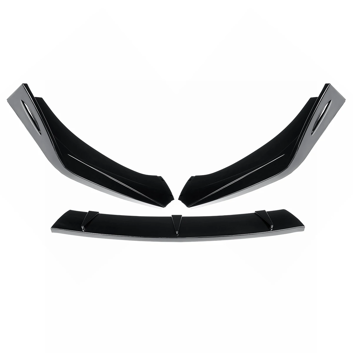 

3x Car Front Bumper Lip Body Kits Spoiler Lip Diffuser Deflector Lips Protector Cover For Audi A6 C6 C5 Q7 A4 B5 Q5 A5 A7 A3 8P