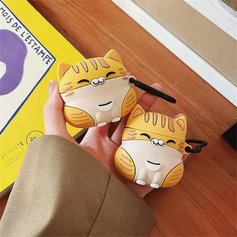 

Silicone 3d Cartoon Protective Case Cute Headset Case Portable Soft Earphone Case For Airpods1 2 1pcs Earphone Cover