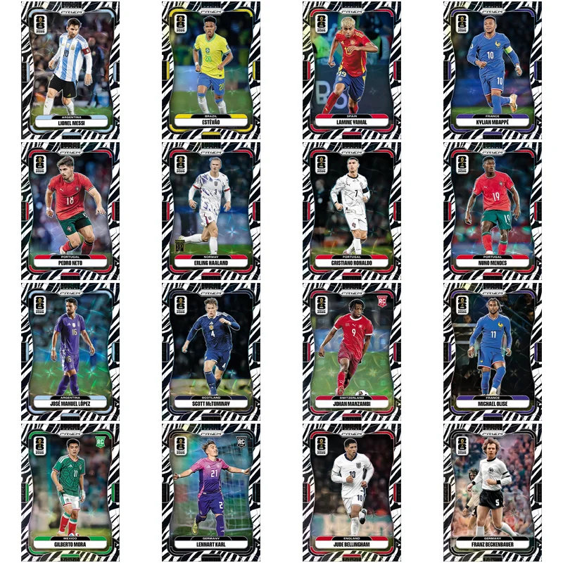 Коллекционные футбольные карточки DIY Panini 2026 FIFA Криштиану Роналду Месси Мбаппе Хааланд Неймар ЯМАЛ Настольная игра Подарок на Рождество (art.: 3920dc16f3d2f) - 3920dc16f3d2f