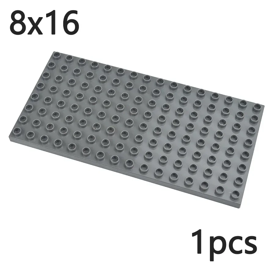 Двусторонняя опорная пластина 8x16 большого размера кирпичи фигурки городские