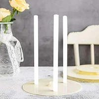 24pcs plastic cake dowel rods cake support rods easy cut for stacking supporting cake and tiered cake construction