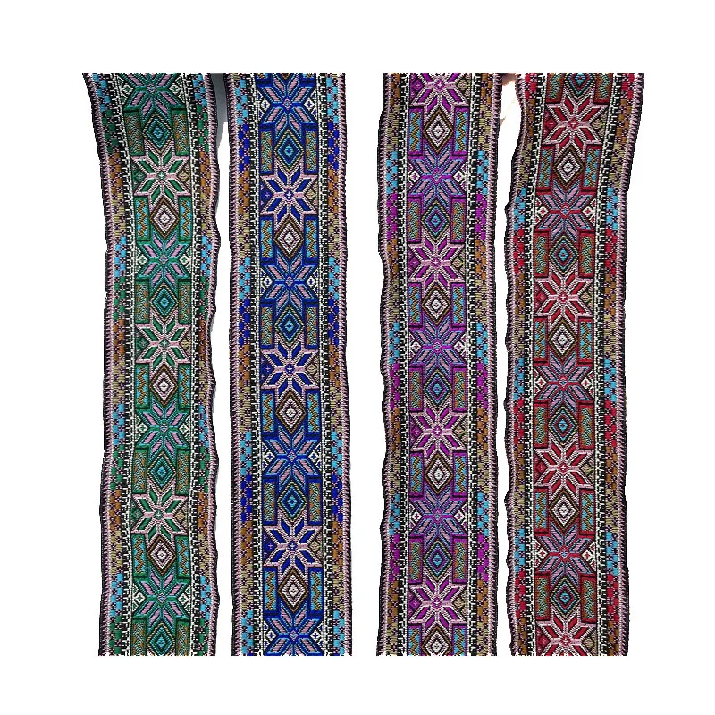 10 ярдов/партия жаккардовая лента с вышивкой около 5 см |