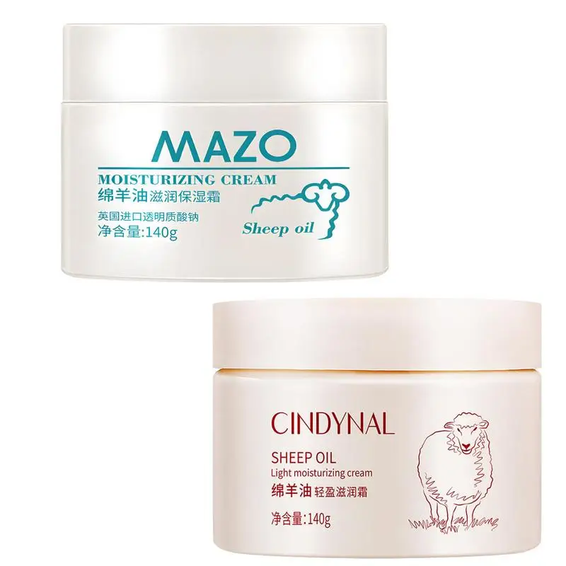 

Sheep Oil Cream 140g Face Moisturizer For Dry Skin Hydrating Moisturizing Cream Skin Care Products Facial Skin Care Products