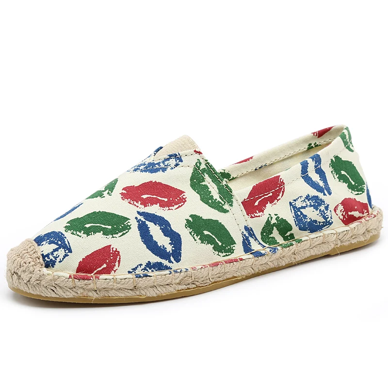 

New Fashion Couple Shoes Women's Woven Fisherman Shoes Flat Bottom Linen Men's Casual Shoes Men's Driving Walking Shoes