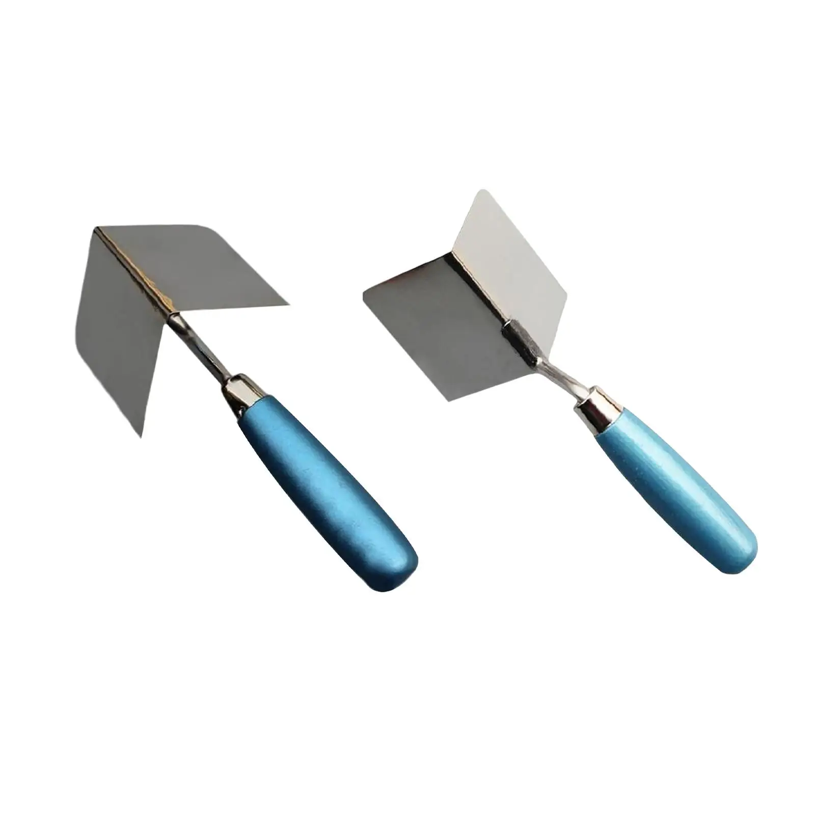 

Corner Trowel Stainless Steel Wall Repair Tools Plastering Tools Hand Tool with Grip Handle for Mudding Drywall Scraping Premium