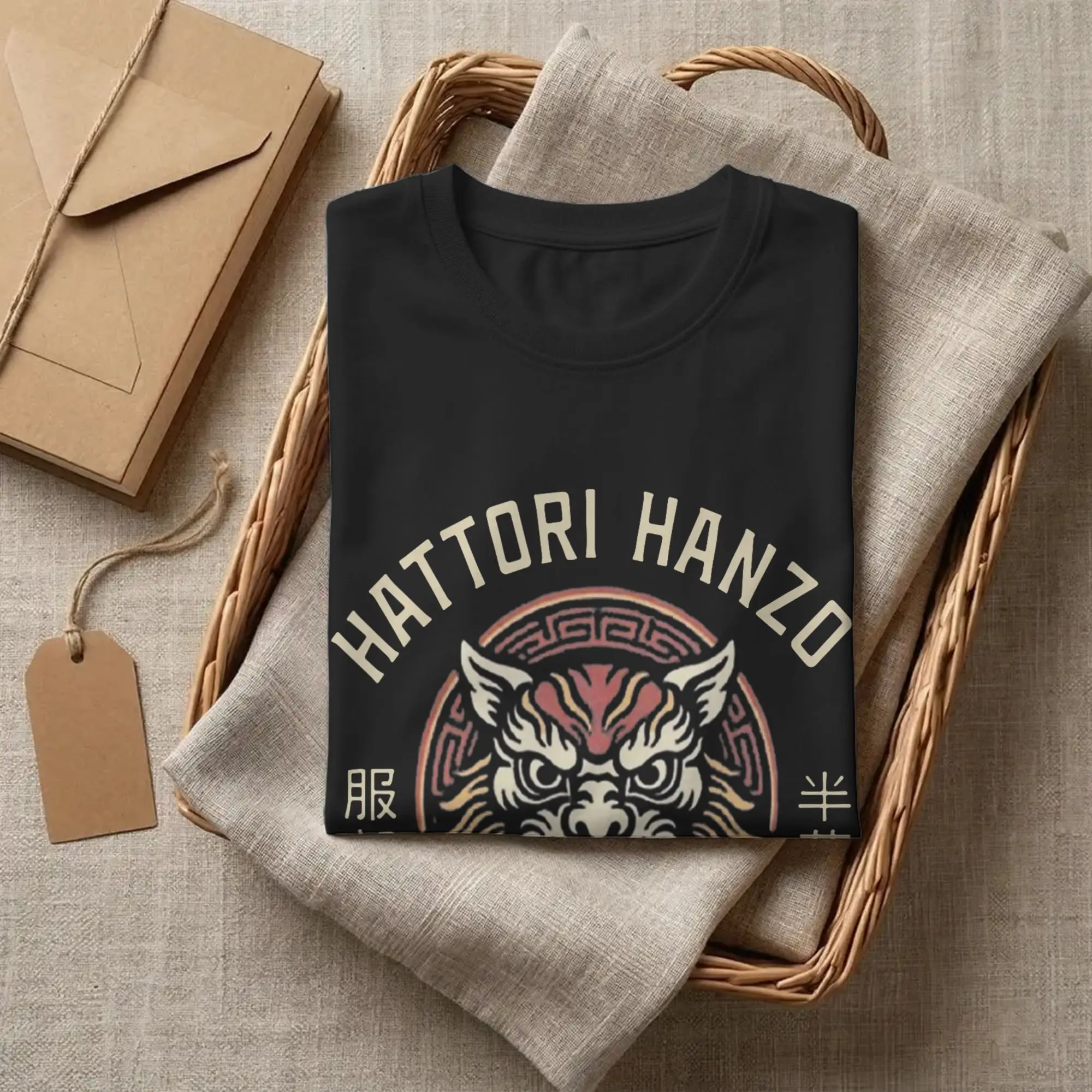 Фото Футболка Hattori Hanzo Sword and Sushi, мужская хлопковая футболка с круглым воротником, футболка с изображением Японии, Окинавы, новинка, новое поступление №4