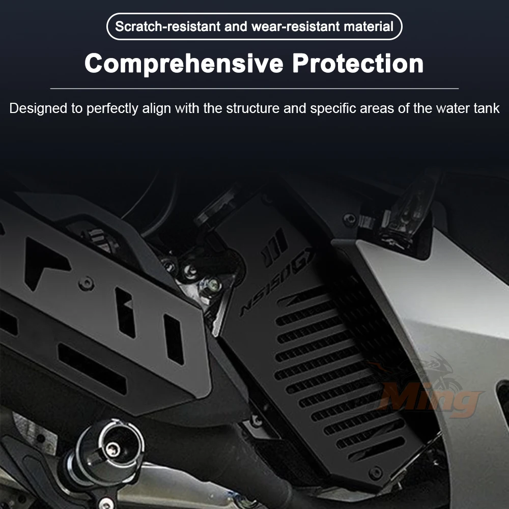 Фото Защитная крышка радиатора для мотоциклов Honda NS150GX, NWG150, NS150XC 2025, PCX160 2022 – аксессуары №4