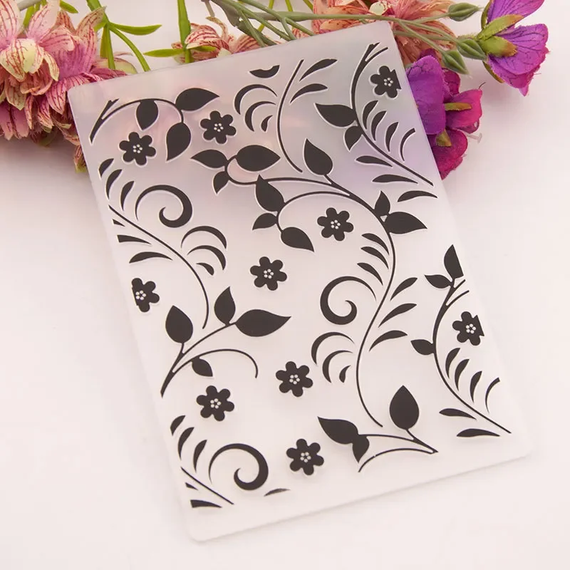 

print DIY Plastic Embossing Folders for DIY Scrapbooking Paper Craft/Card Making Decoration Supplies