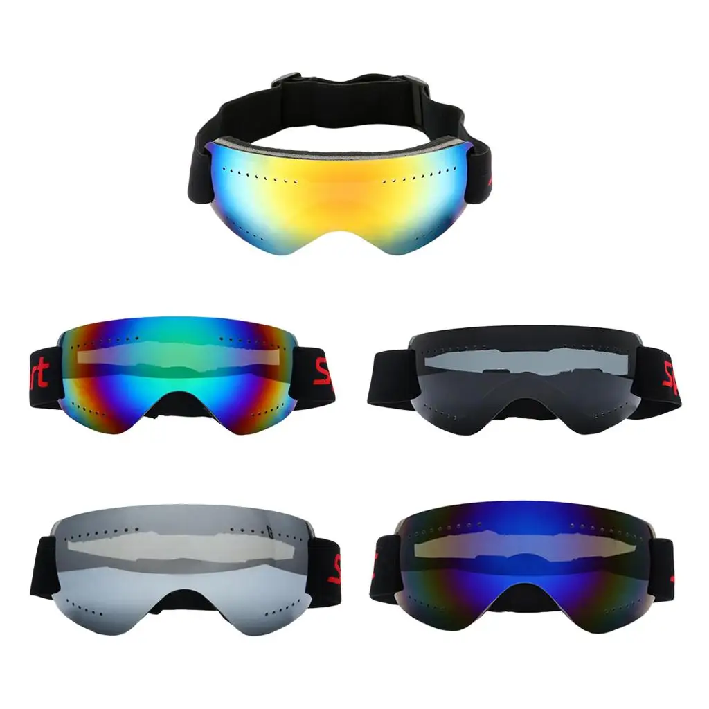 

Safety Motorcycle Motocross Ski Snow Goggles Anti-UV Skiing Snowboard Eyewear Equipment Dustproof Windproof Sunglasses Glasses