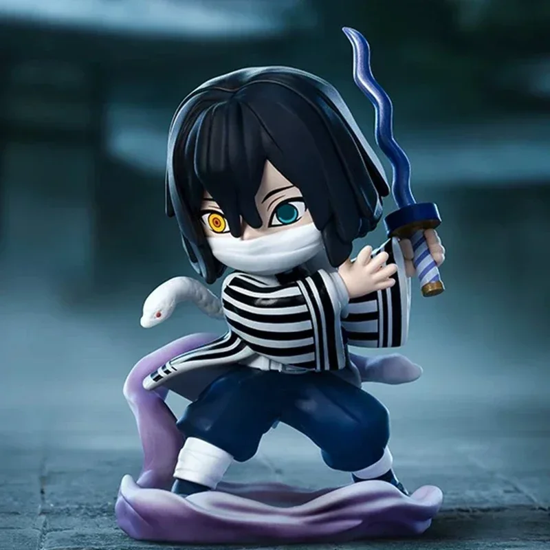 Фото POPMART Demon Slayer Kimetsu No Yaiba Battle Series: Коллекционные фигурки-сюрпризы (Blind Box) - Милая модель-фигурка из серии Mystery Box №2