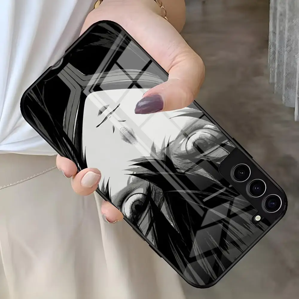 Фото Чехол для телефона P-Demon Cool S-Slayer-RE для Samsung S26 S25 Edge S24 S23 S22 Ultra Plus Fe A57 A37 A17 A27 5G, стеклянная крышка №3
