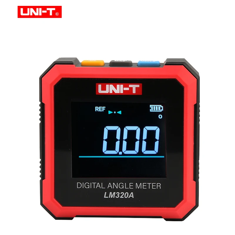 Uni-t Lm320 Digital Medidor de Ângulo Nível Eletrônico Base Magnética Inclinômetro Mini Ângulo Finder Chanfro Transferidor