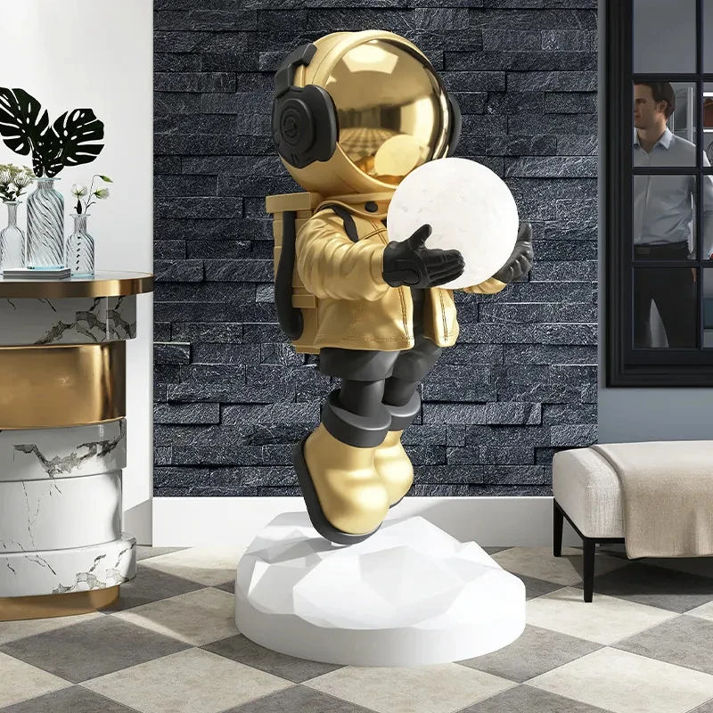 

Современный роскошный астронавт H80cm, фотоэлемент для гостиной, стоячий светильник для спальни, дивана, боковой Декор для дома, фотоэлемент