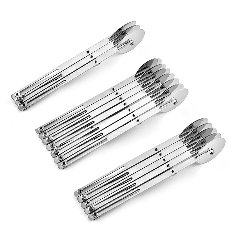 Резак Для Выпечки Из Нержавеющей Стали Гибкое Прокатное Лезвие Тестоделитель 3/5/7