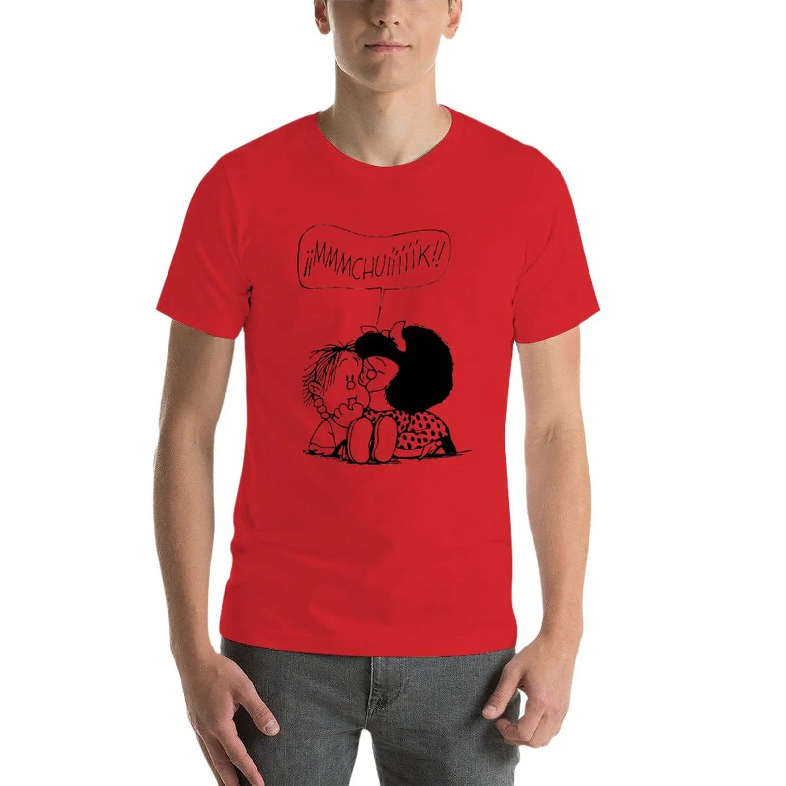 Новинка Mafalda футболка для младшего брата черная Мужская одежда хлопковая