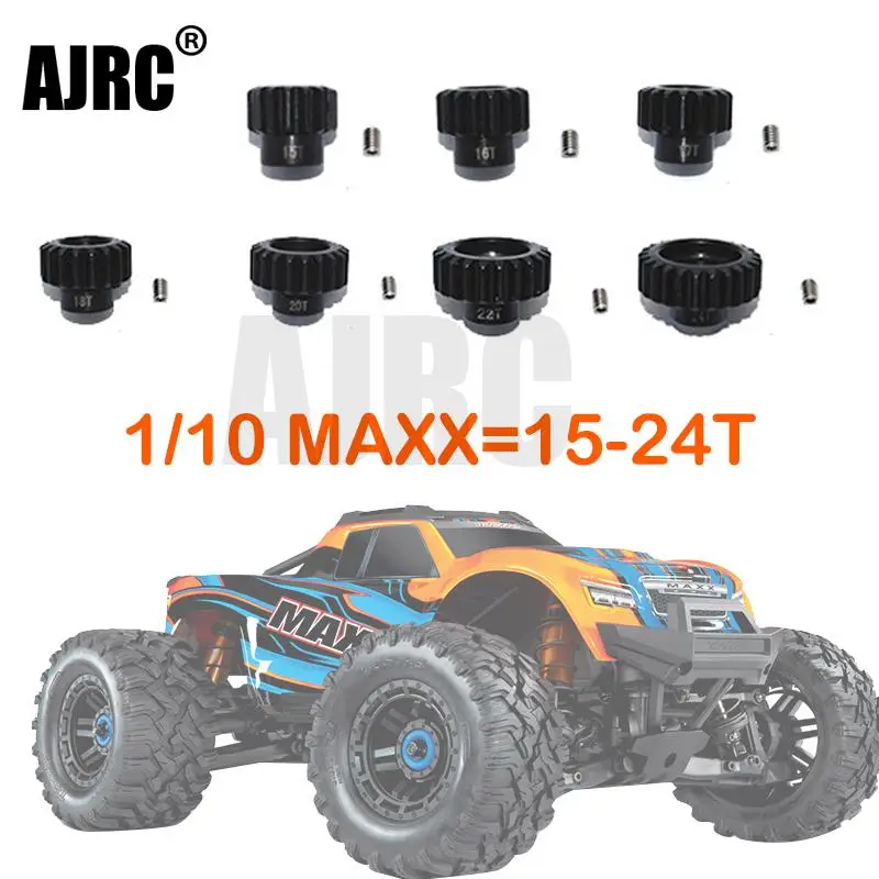 

Для Trax 1/10 4s Maxx Monster Truck 89076-4 45 # зубцы двигателя из закаленной стали 15t/16t/17t/18t/20t/22t/24t вместо # 6496x