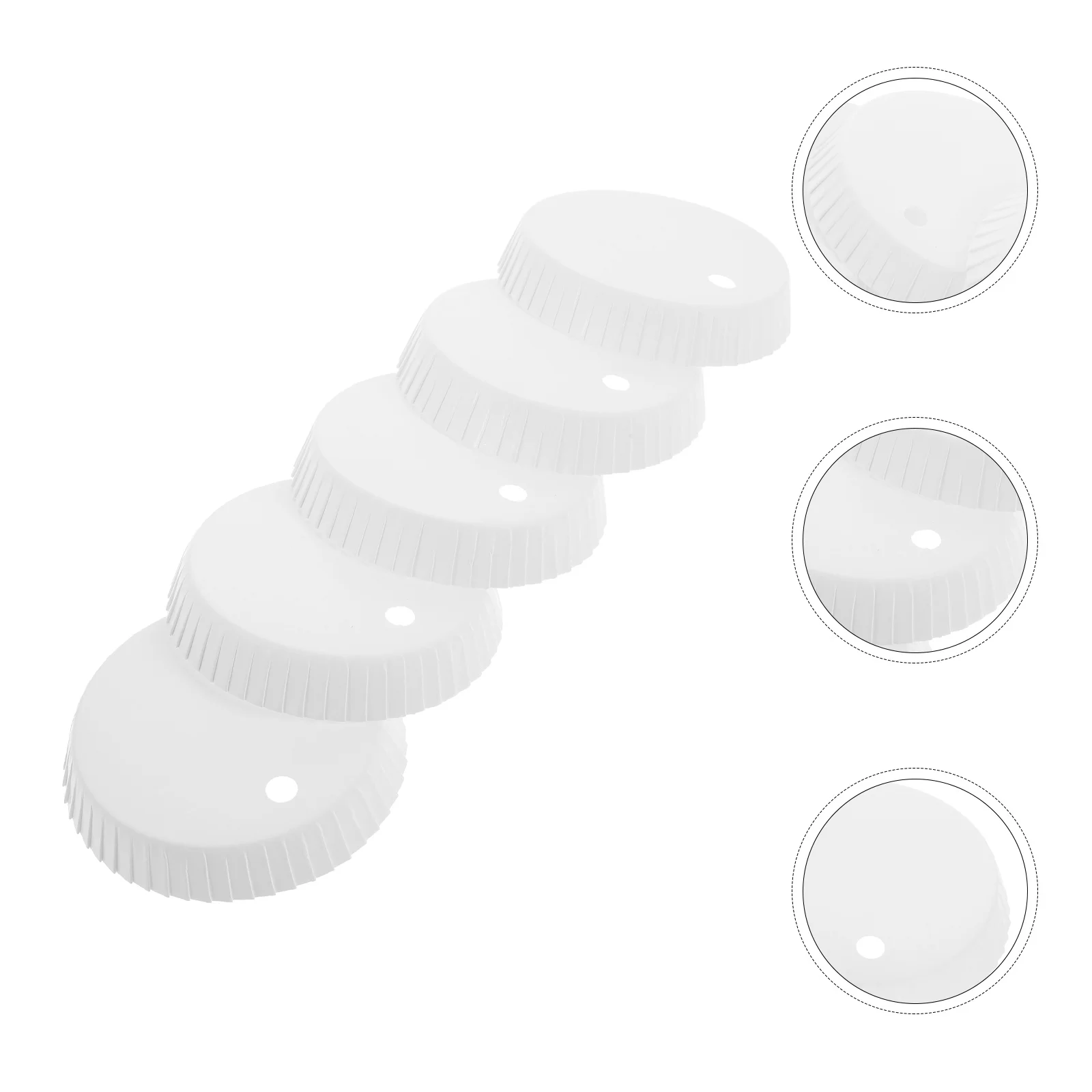 

100Pcs Cup Accessories Cup Cover Universal Cups Lid Paper Cup Cover for Mall Business Hotel Home