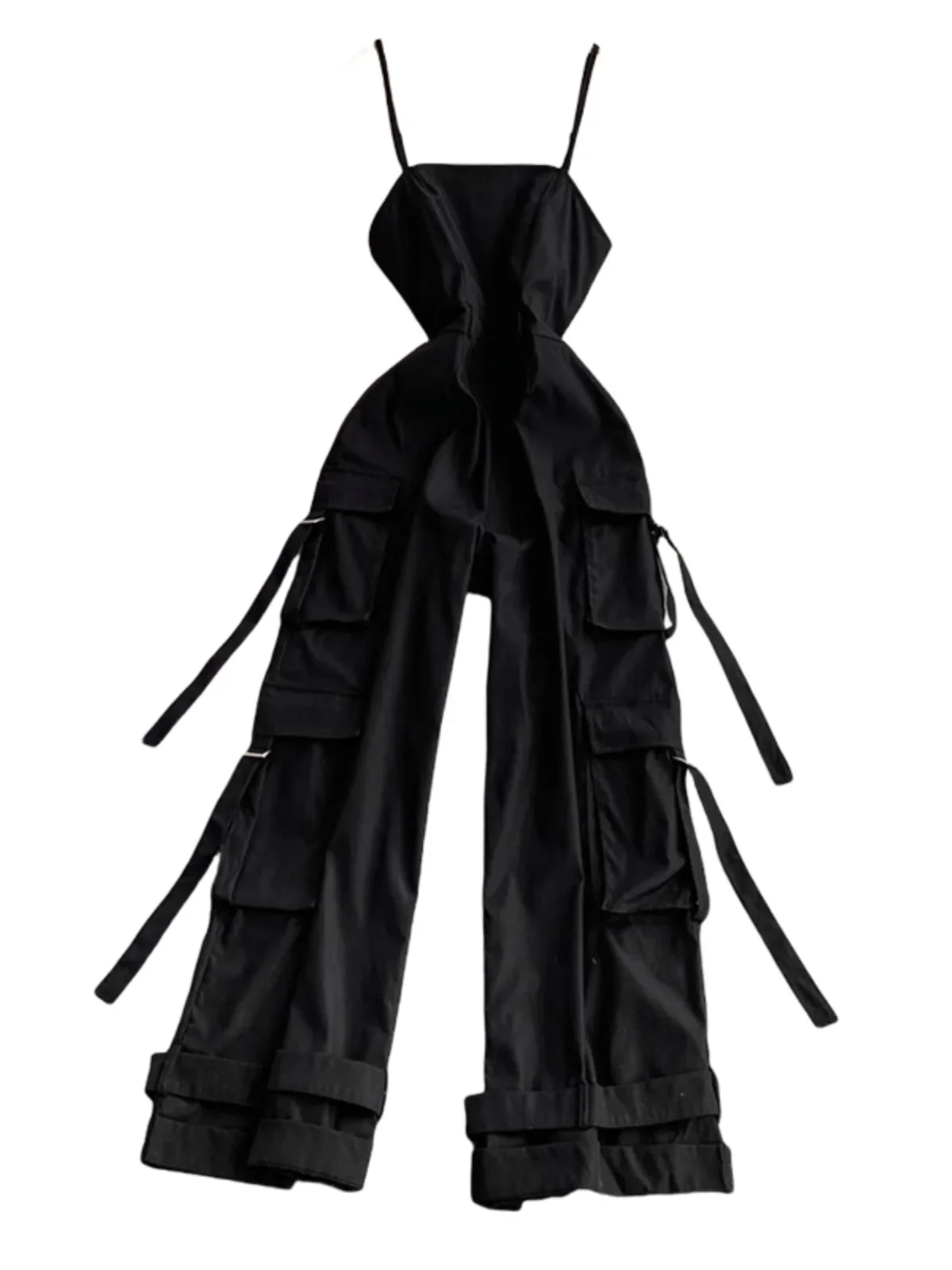 KUSAHIKI 2023 весна-лето новые женские комбинезоны без бретелек с несколькими