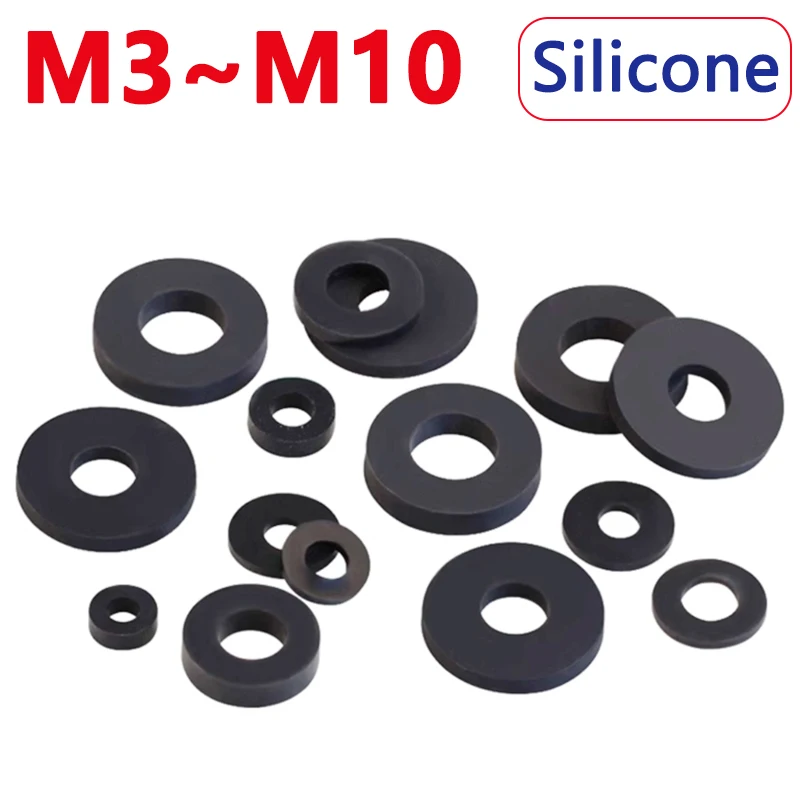GooBetter силиконовые шайбы M3 M4 M5 M6 M8 M10 1-4 мм