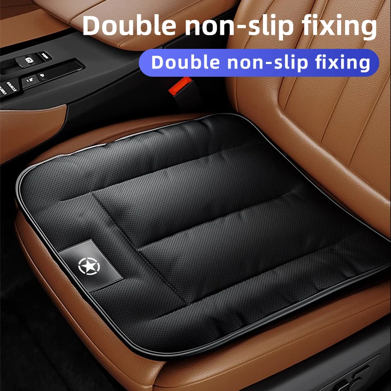 Кожаные дышащие Противоскользящие коврики для сидений Jeep Renegade Grand-Cherokee Wrangler-JK