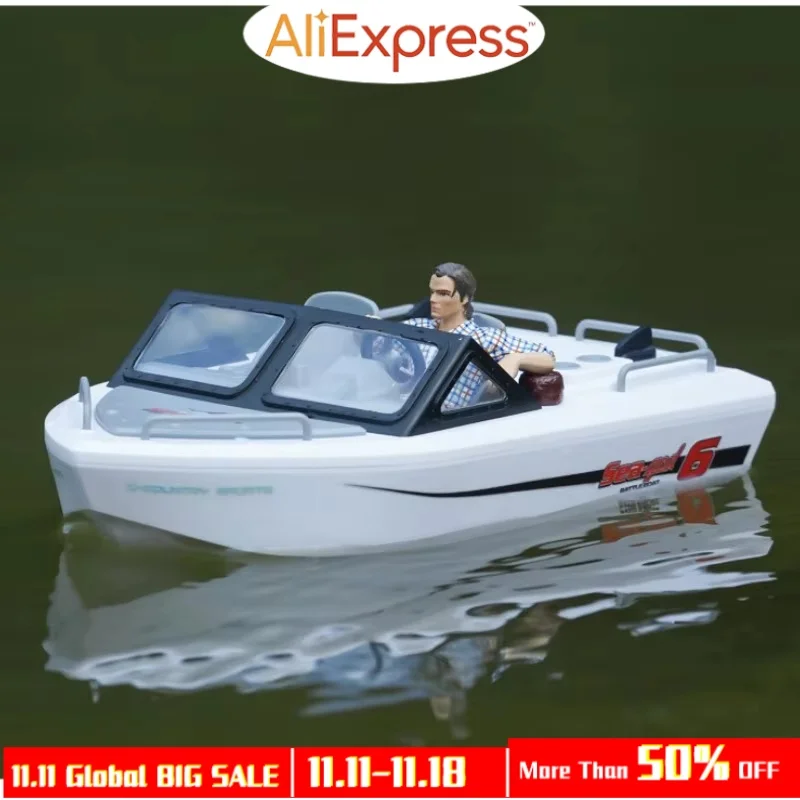 Новый 2 4 г радиоуправляемый скоростной катер долговечная имитация бесщеточная