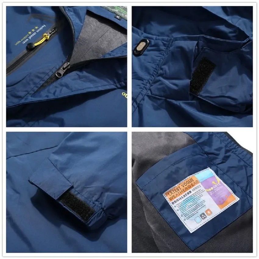 

NEW 2023 2023 New Men's Casual Jackets Autumn Outerwear Waterproof Windbreaker Men Hooded Coat Mens Brand Clothing 5XL SA545