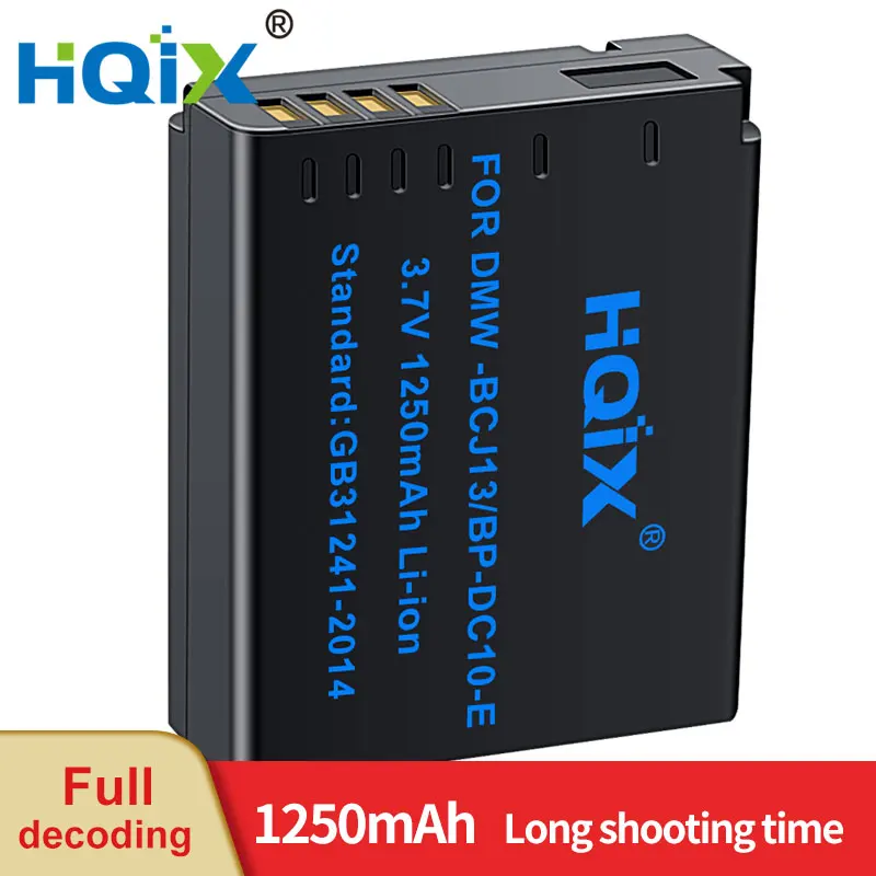 HQIX для Panasoinc DMC-LX5GK LX7 LX55 LX7GK камера DMW-BCJ13 зарядное устройство Аккумулятор