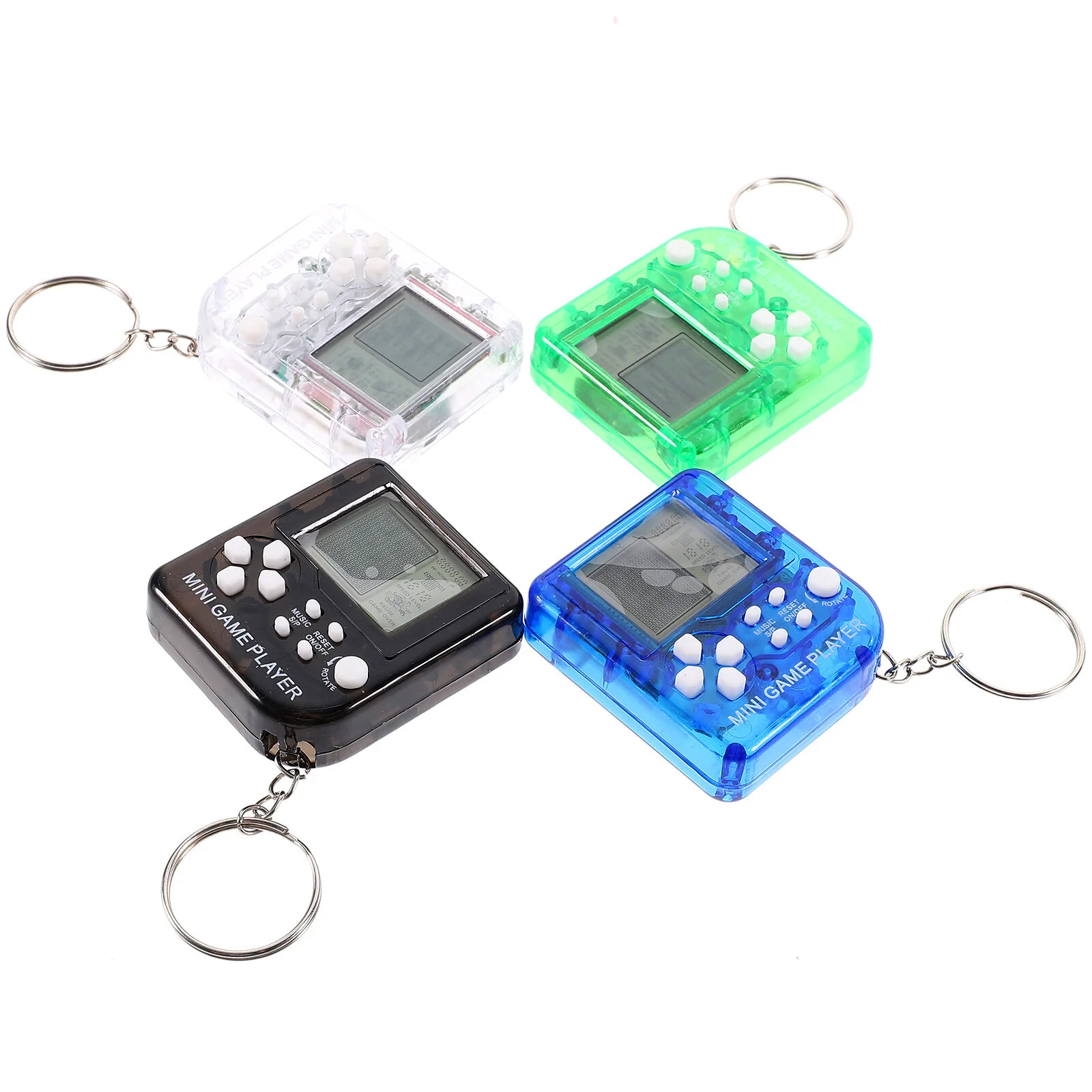 

Console Key Ring Pendant Charms Chain Tote Bag Decor Adorable Cube Keychain Hanging