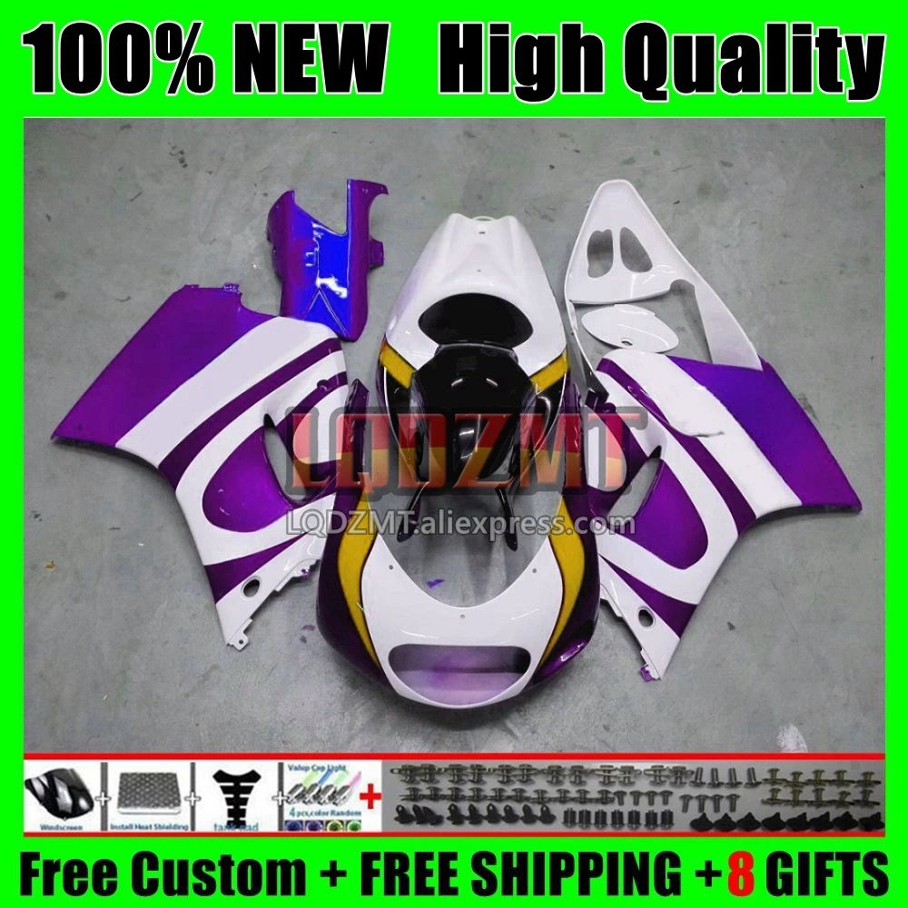 Боди-комплект для SUZUKI SAPC RGVT-250 Фиолетовый Горячий RGV-250 VJ23 97 98 10No.139 VJ 23 RGVT250 RGV250 RGV RGVT