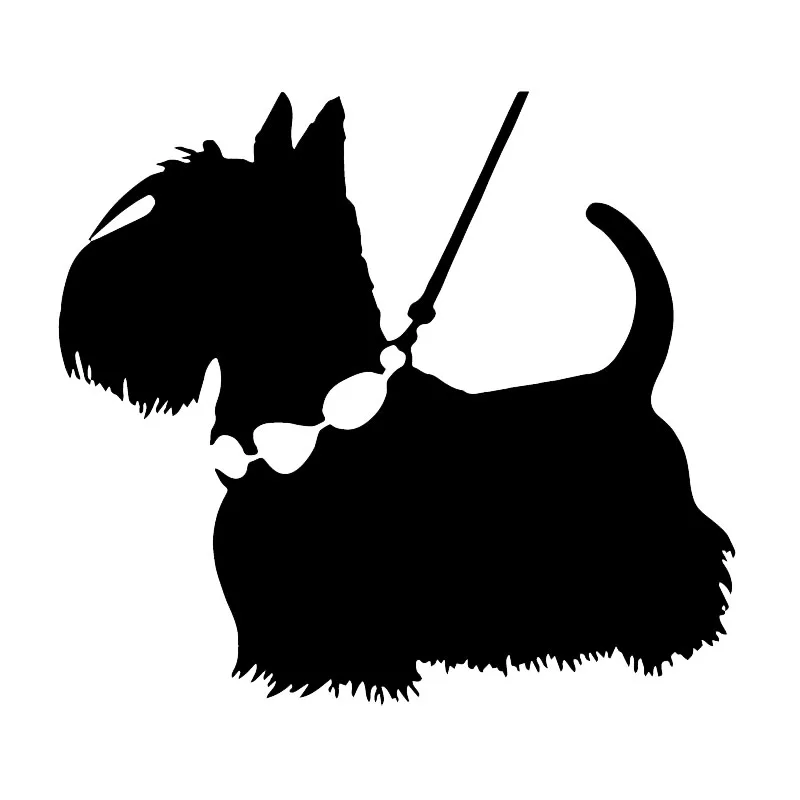 

Decals Exterior Accessories Car Sticker Lovely Scottish Terrier Puppy Pet ANIMAL Decals Car Sticker Black/White