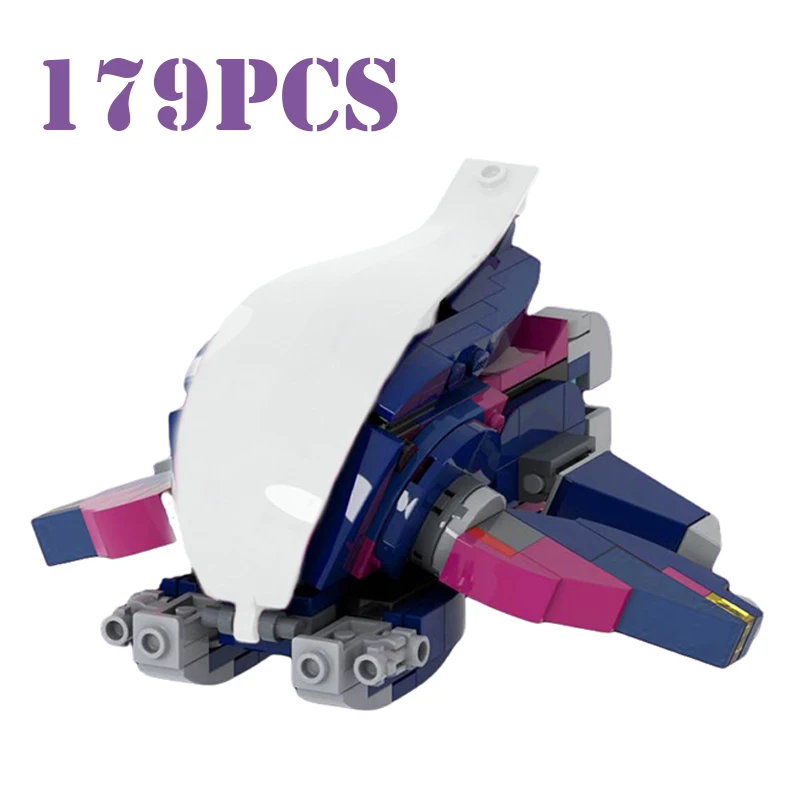 

MOC Game Characters Covenant Type-27B Banshee Building Blocks Kit Space Aircraft Game Figure Bricks Model Kids Brain Toys Gift