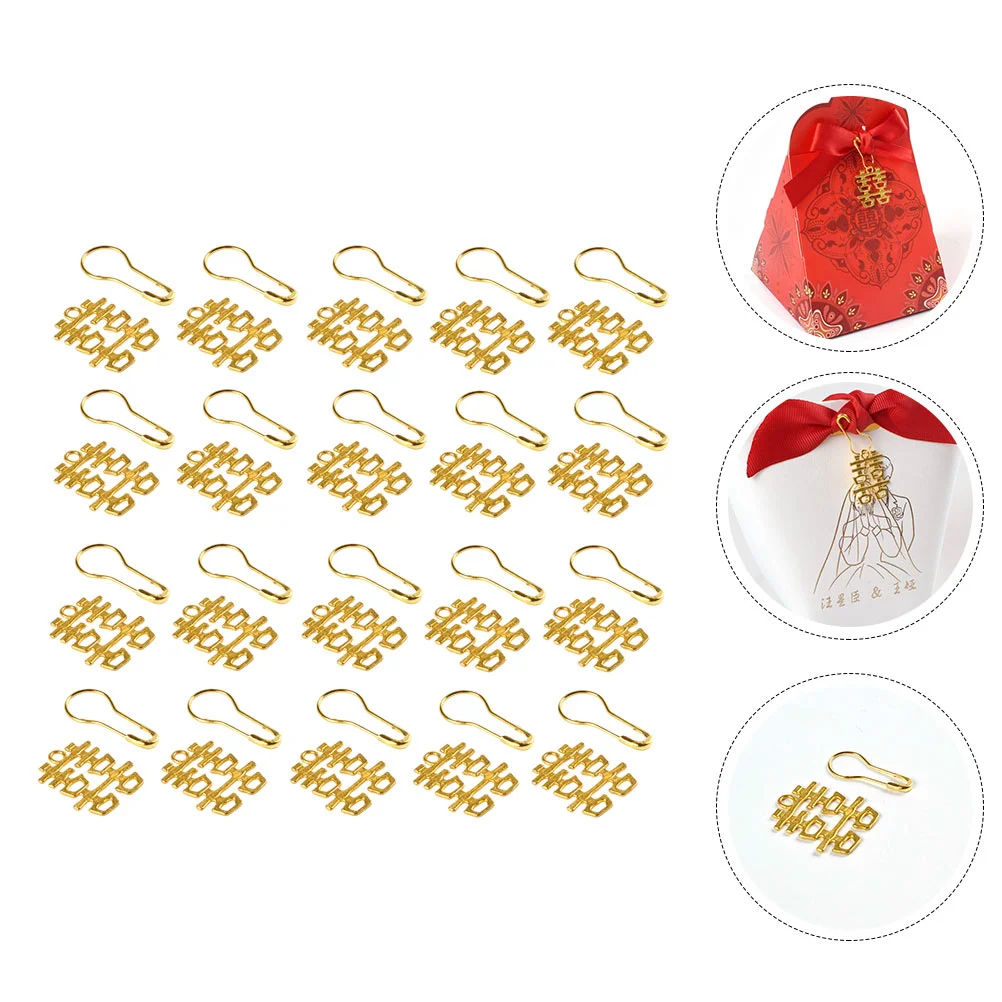 

Wedding Box Candy Xi Character Pendant Decorbag Gift Charm Accessory Ornaments Retro Compact Chinese Tree Christmas Blessing