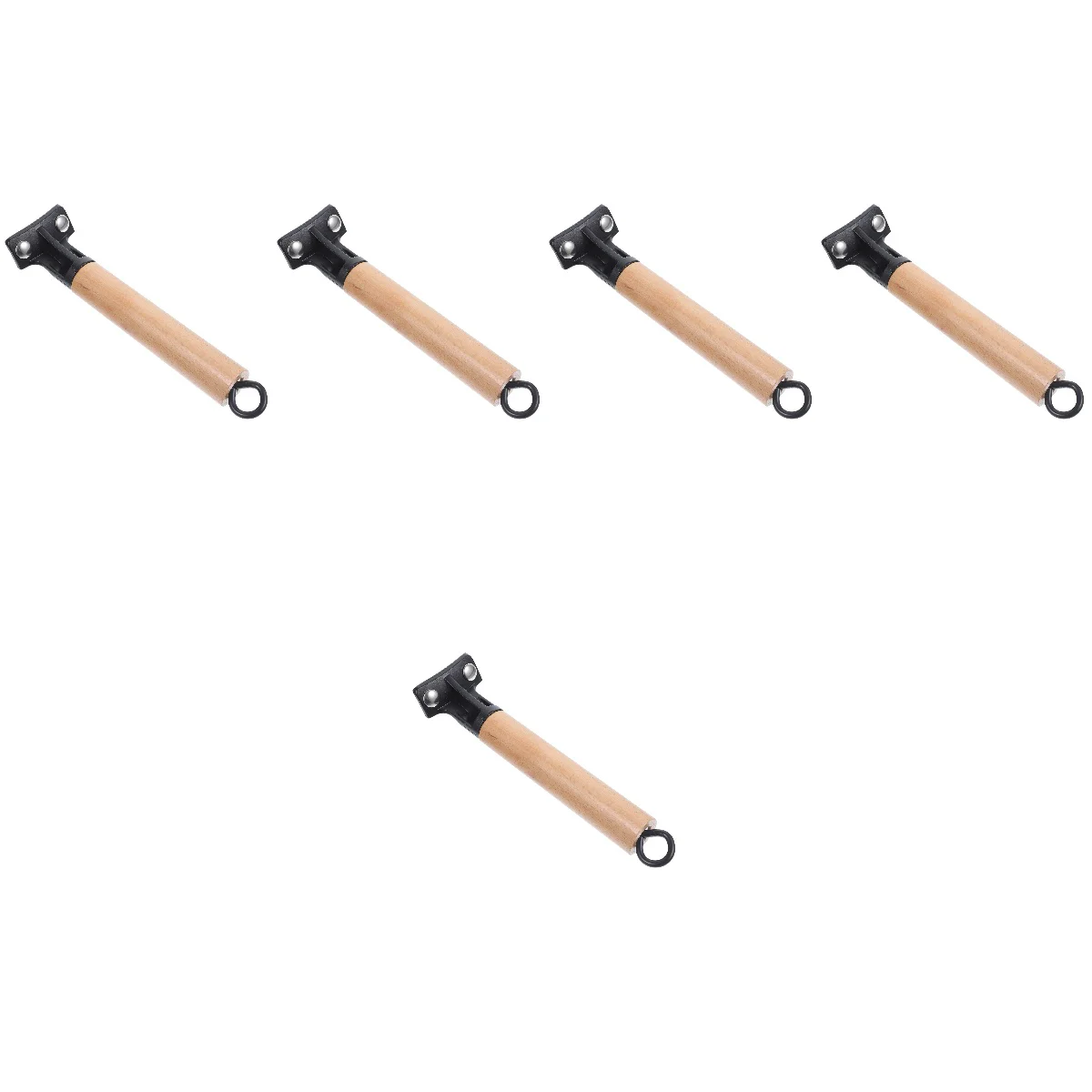 

5x Wood Replaceable Stable Pot Handle Replacement Frying Pan Handle Pot Handle Grip for Cooking Restaurant Kitchen Home