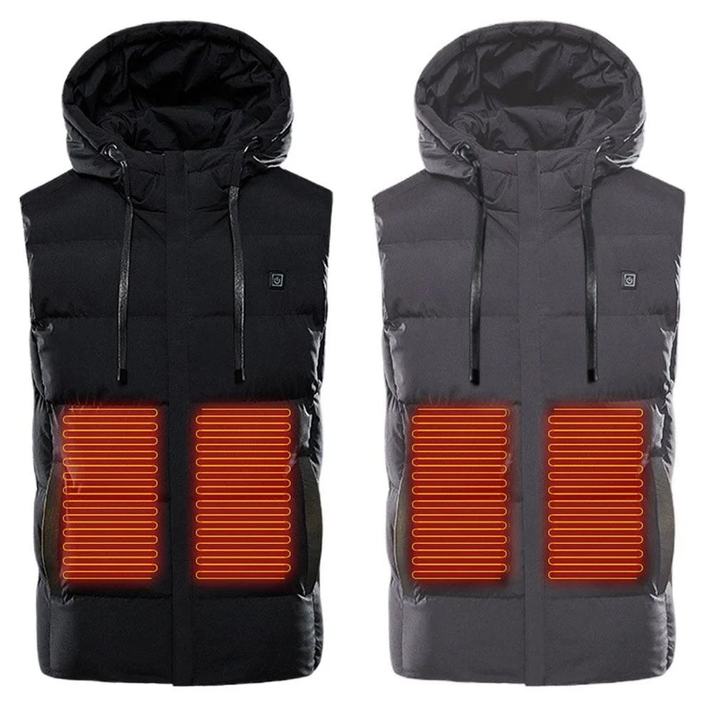 

Heated Vest Electric USB Charging Heating Clothing Outdoor Warm Washable Warm Polyester Jacket Winter Camping Hiking Men Vest