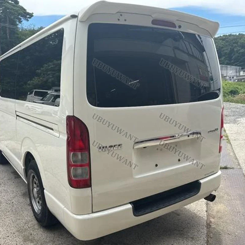 Фото Для Toyota Hiace 2005-2018: Спойлер на багажник из ABS-пластика, заднее антикрыло, декоративная накладка, легко устанавливается, автомобильные аксессуары №4