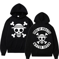 anime skeleton sons of pirates water seven graphic logo printed hoodie men women rock punk hip hop hoodies zoro luffy sweatshirt
