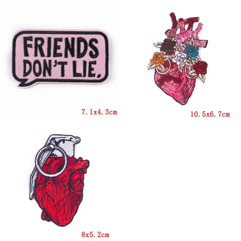 Металлические нашивки для одежды в ассортименте