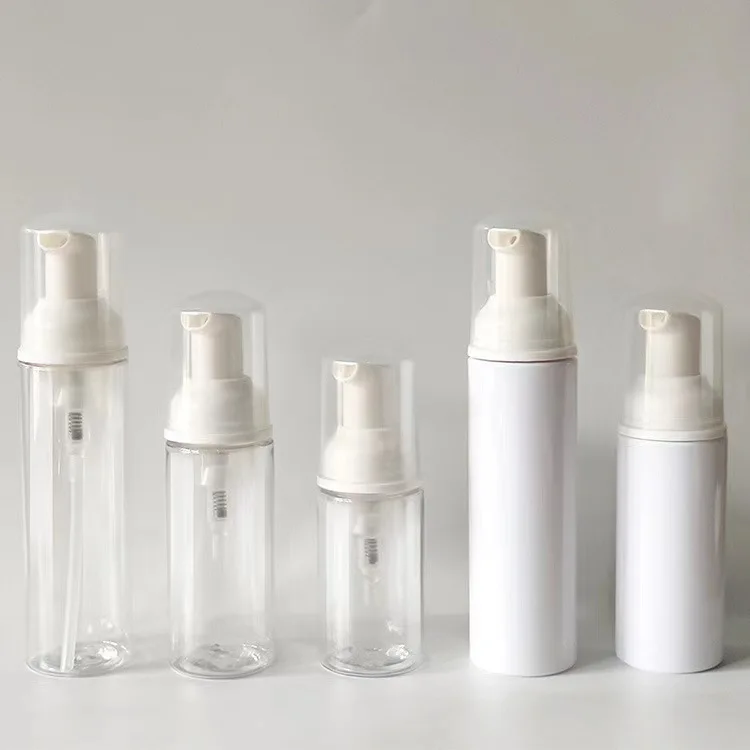 14/28/50PCS Transparent Empty eylelash foam pump bottle cream cleanser bubble plastic bottle mascara cleansing bottle images - 6