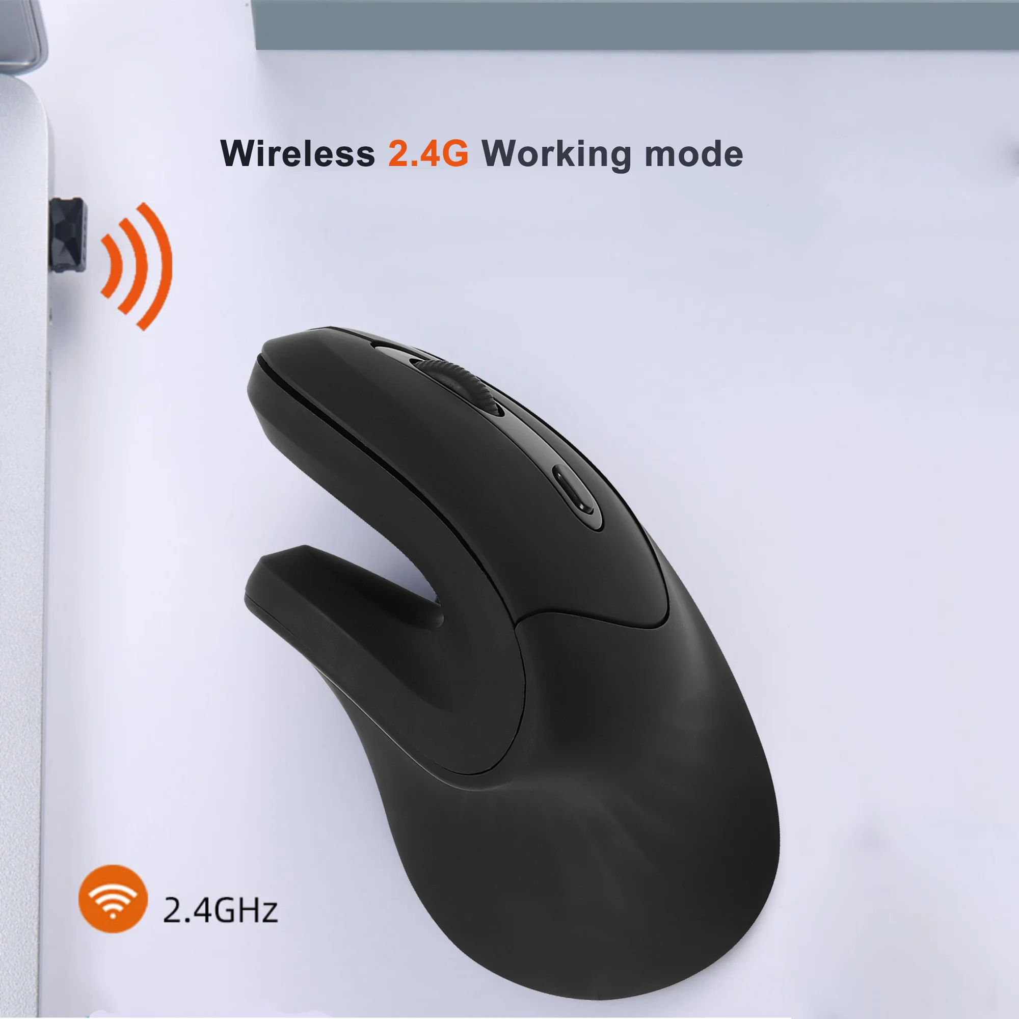 Вертикальная Беспроводная оптическая игровая мышь CHYI USB 2 4G удобная эргономичная