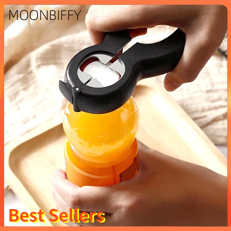 

6-in-1 Multi Opener Jar Bottle Can Opener Non-Slip Easy Grip Can Openers Jar Twist Opener Claw for Seniors with Arthritis Cocina