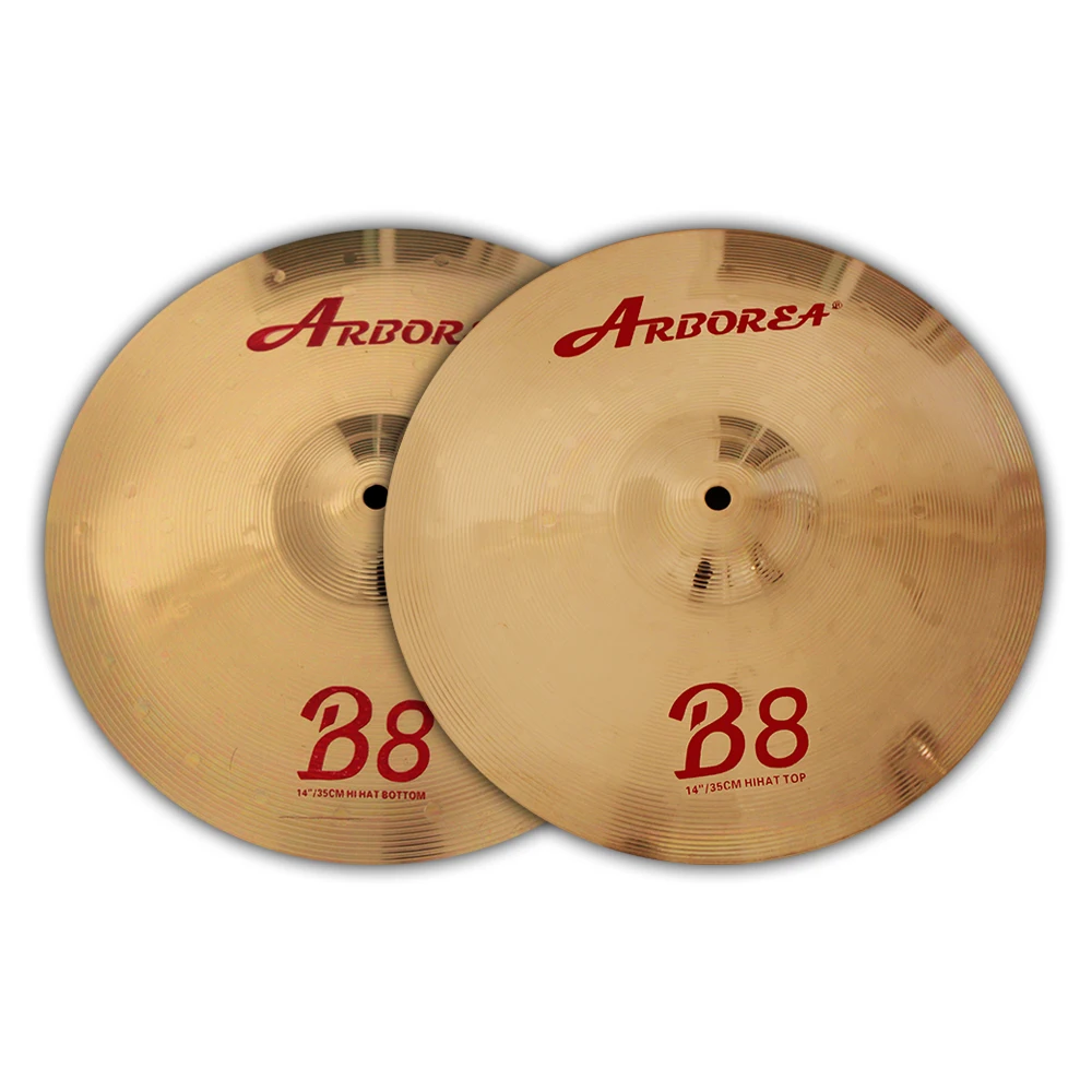 

Arborea Cymbal 14 inch Hi-Hat Cymbal with Lathing, Polishing and Digging Surface for Performance