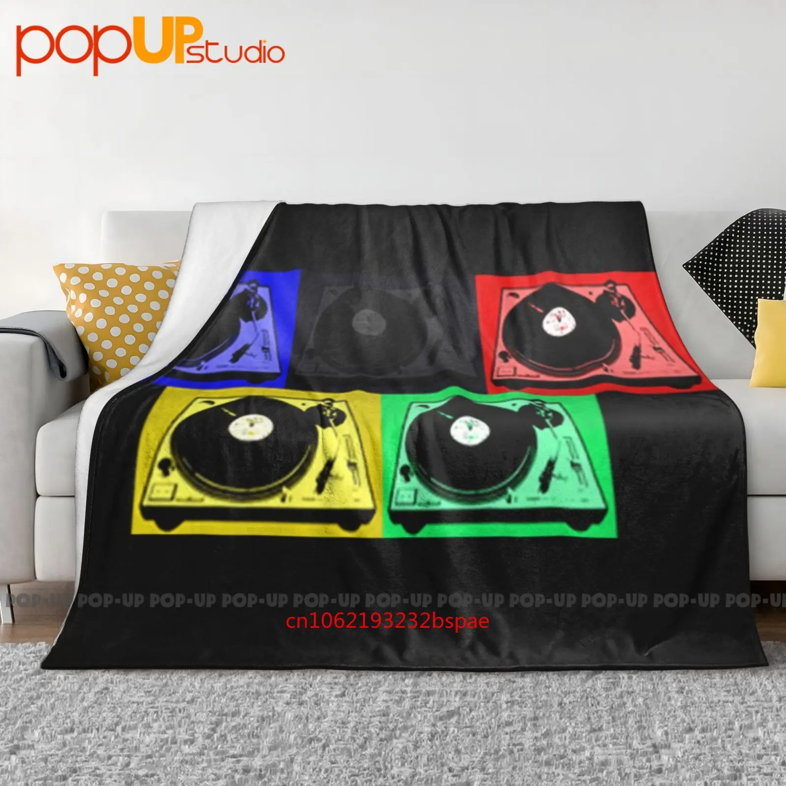 Фото Technics Dmc - Deck Art Turntable Ультра-мягкое одеяло, одеяло, зимнее покрывало для дивана, покрывала на кровать №1
