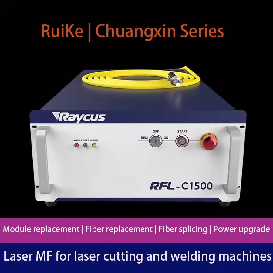 Лазер MAX Chuangxin / Raycus RuiKe Laser 1500 Вт 2000 3000 6000 Станок для лазерной резки волокна