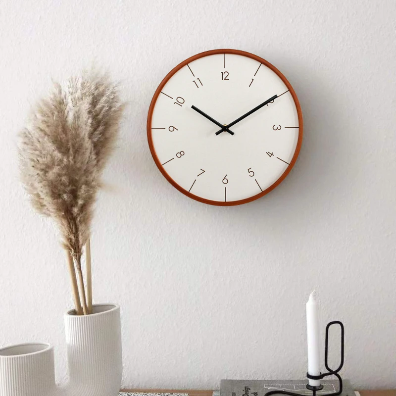 

Настенные часы в скандинавском стиле, современные минималистичные кварцевые бесшумные оригинальные причудливые домашние украшения для гостиной