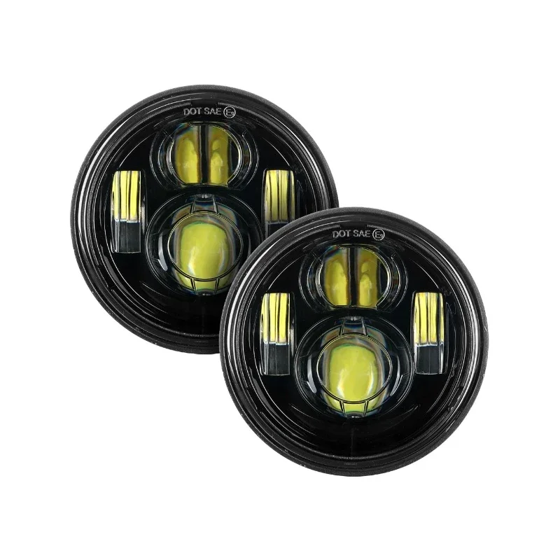 

4,65-дюймовая круглая фара с дневными ходовыми огнями для Harley Davidson Fat Bob FXDF 2008-2016